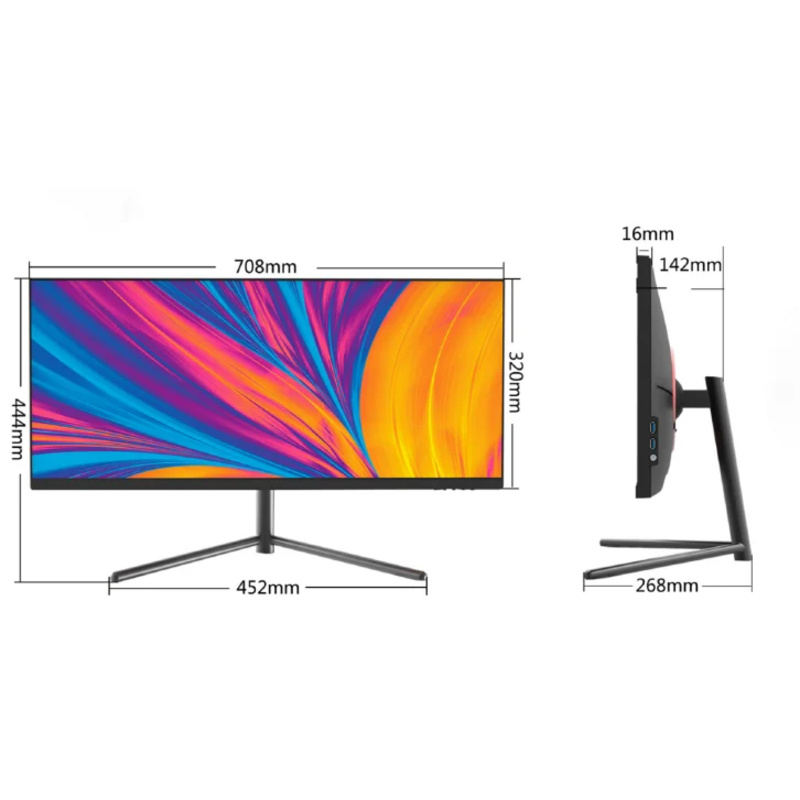 30 inch wide screen Monoblock i3 i5 i7 Desktop Computer 4GB/8GB/16GB/32GB RAM All in One PC