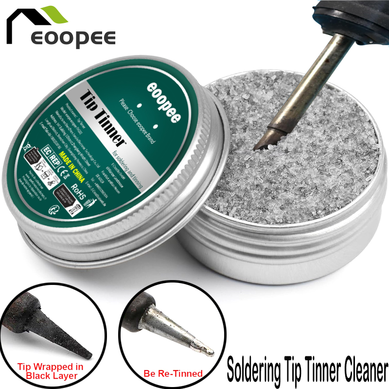 Punta per saldatura Tinner Cleaner Pasta per pulizia all'ossidazione senza piombo Crema per saldatura a stagno antiaderente Punta per saldatore pulita Aggiorna