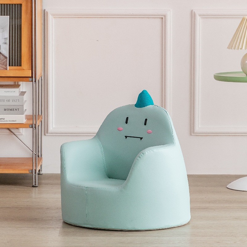 K-star-子供用の漫画のソファ,赤ちゃん用のソファ,読書用の椅子,学習,環境に優しい革,男の子と女の子,新しい