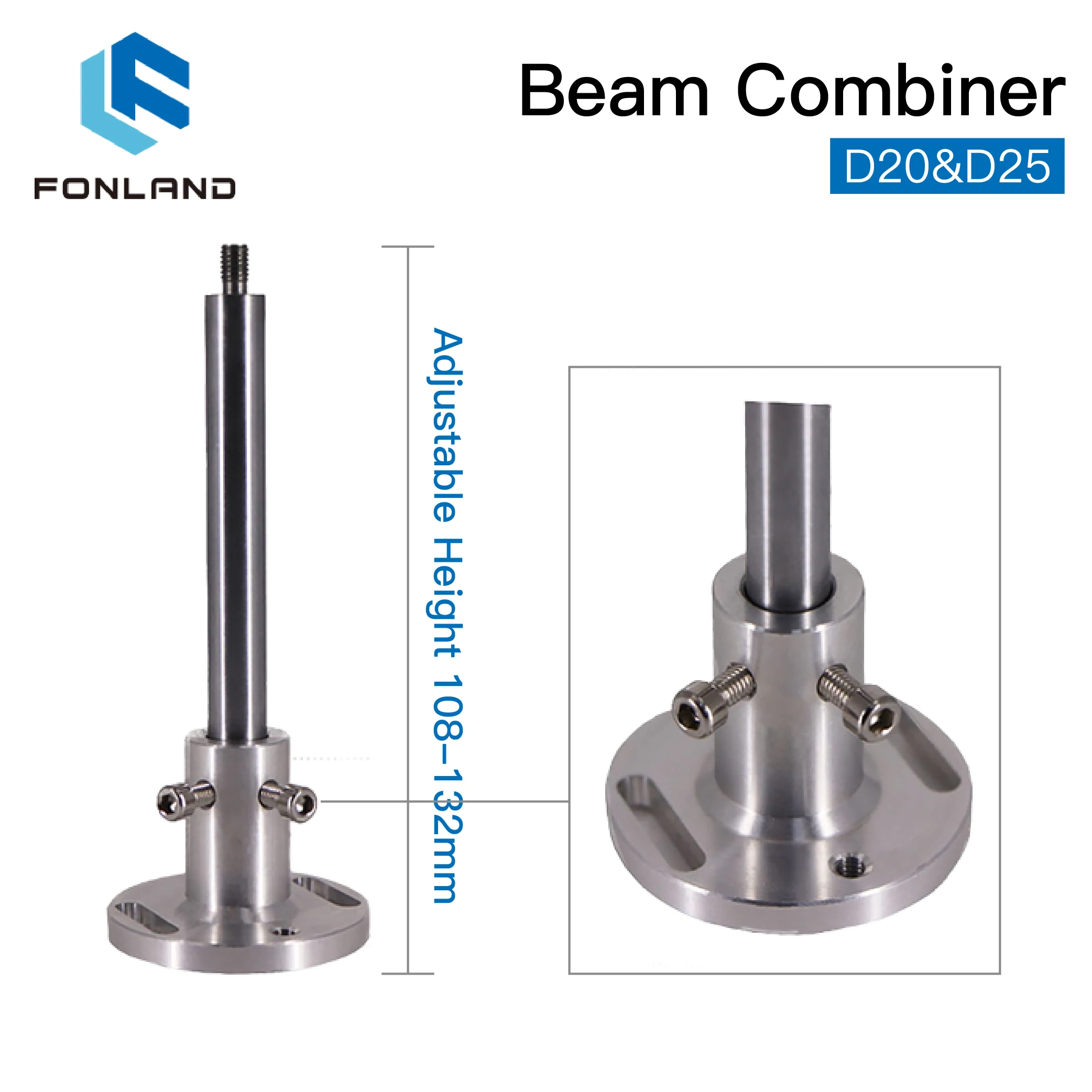 FONLAND ZnSe Tia Bộ Combo Bộ D20/25Mm ZnSe Tia + Tặng Bộ Combo Núi Đỏ Con Trỏ Cho CO2 chữ Khắc Laser Cắt