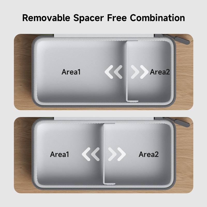 ハギビス 電子オーガナイザー トラベルケーブルオーガナイザー バッグポーチ ポータブルキャリーケース ケーブル充電器 SDカード マウス パワーバンク用