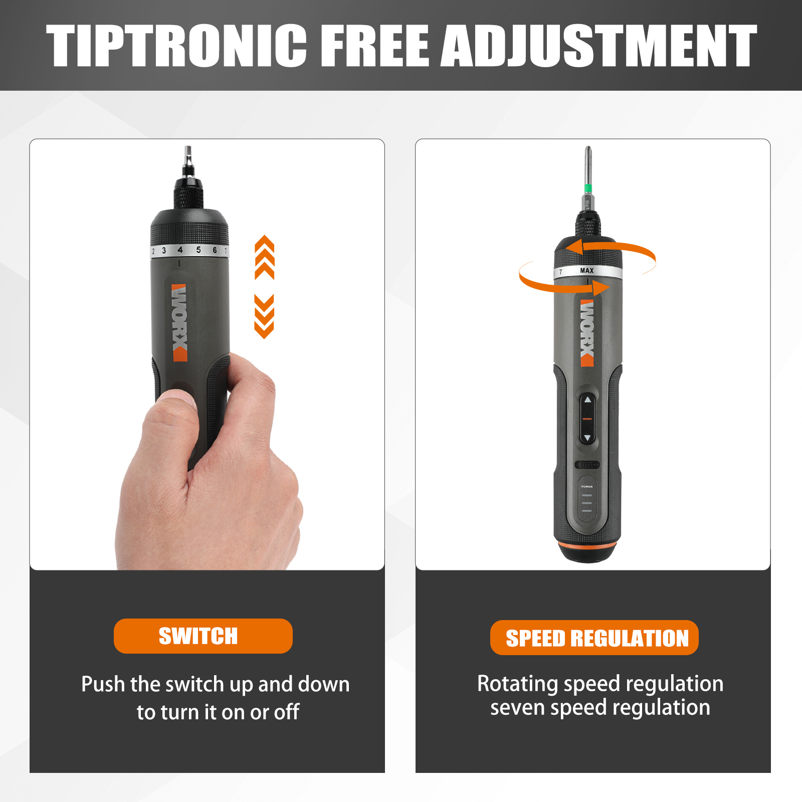 Worx 4V Elektrische Schroevendraaiers Set WX242 Draagbare Smart Draadloze Schroevendraaier Mini Elektrische Boor Thuis Reparatie Power Tool