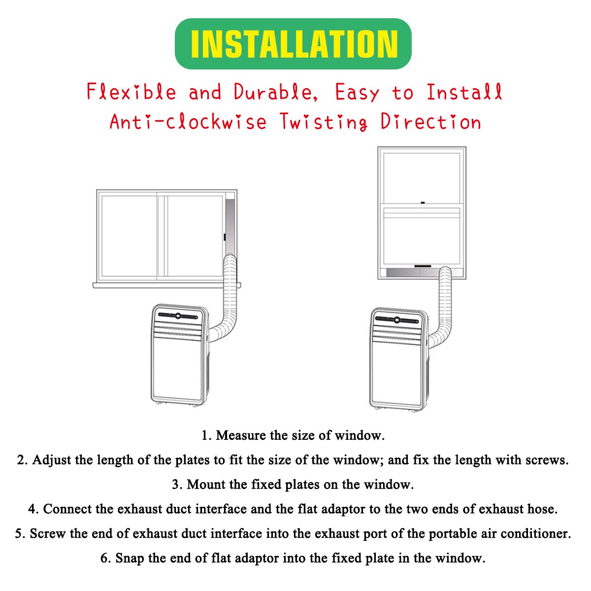 Mangueira de ventilação do duto de ventilação de 100mm/10cm 1.5m 2m 3m 5m medidor tubo de escape saída de ar condicionado flexível