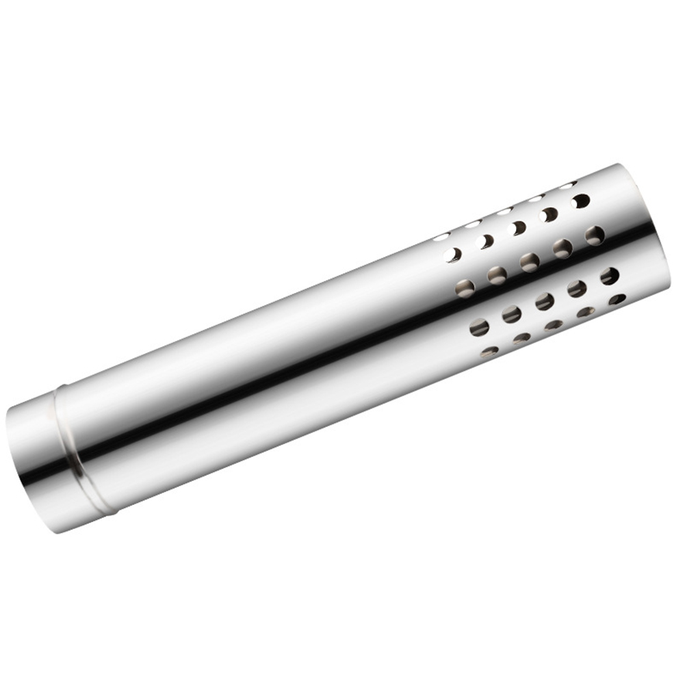 穴のあるストーブパイプ、ログ用のオープン式拡張チューブ、sparkarrestor、ウッドストーブ、ホームストーブアクセサリー、50cm x 6cm