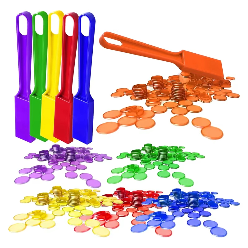 Varitas magnéticas Montessori y fichas de Bingo, juegos de conteo y clasificación de colores, material didáctico de aprendizaje, juguetes educativos para niños
