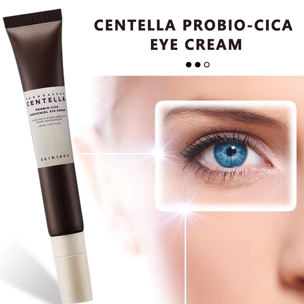 Centella Asiatica crema probiótica para ojos equilibra la flora de la piel contiene Psoralen reduce las líneas finas alrededor de los ojos antiarrugas 20ML