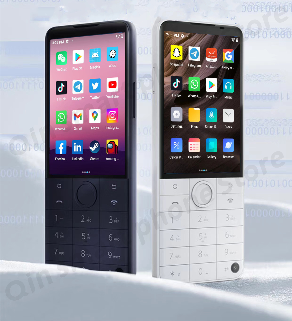 Tần Mới F22 Pro Cảm Ứng Thông Minh ScreenPhone Wifi 5G + 3.5 Inch 4GB 64GB Thêm Google Store android QinGlobal Phiên Bản Điện Thoại Di Động
