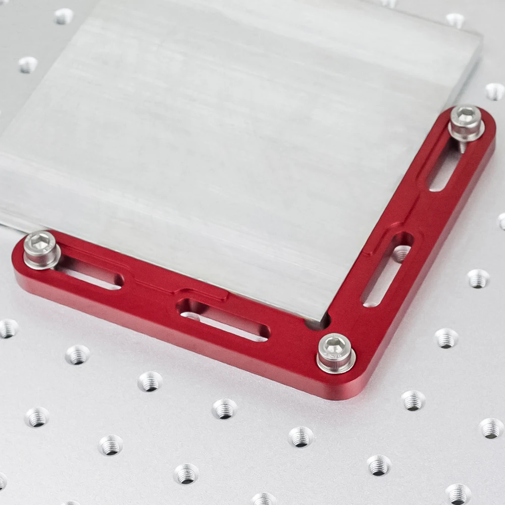 1 Juego de herramientas de tira de posicionamiento de 90 grados de aluminio en forma de L, plantilla de alineación, herramienta de abrazadera fija para banco de trabajo CNC, tira de posicionamiento de zócalo