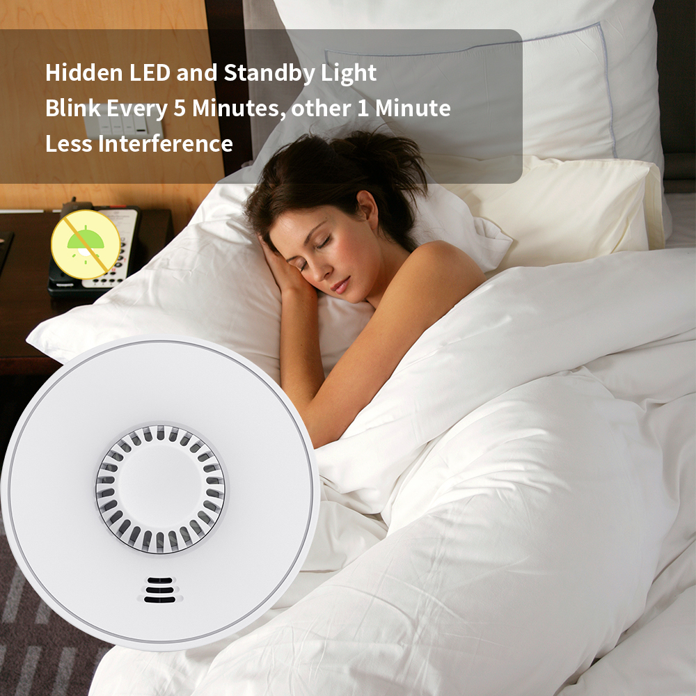 Alarma de calor independiente de 10 años, detector de calor para hogares y oficinas, batería sellada de 10 años, conforme a BS 5446-2, VH01