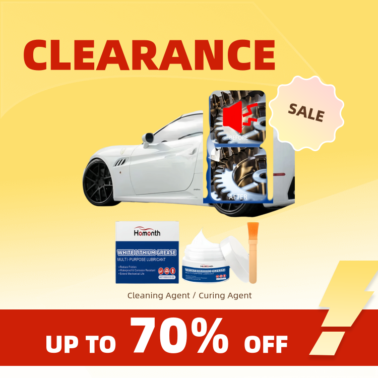 Clearance_White Lithium Grease Kit - Automotive Lubricant, Waterproof High-Temp Resistant, Anti-Squeak Durable For Cars/Bikes/Ho