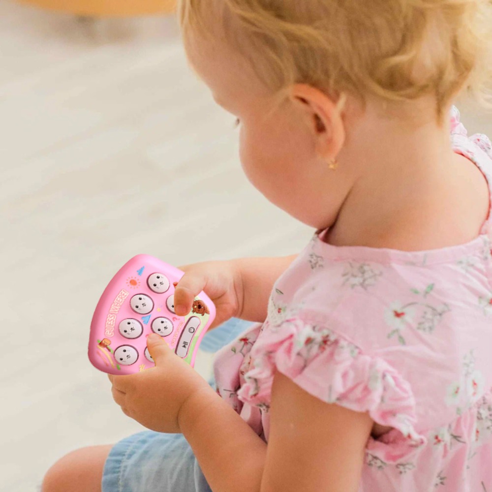 Mini Draagbare Handheld Interactieve Geheugenspelconsole Voor Kinderen Stressverlichting En Puzzel Cartoon Verlicht Speelgoed