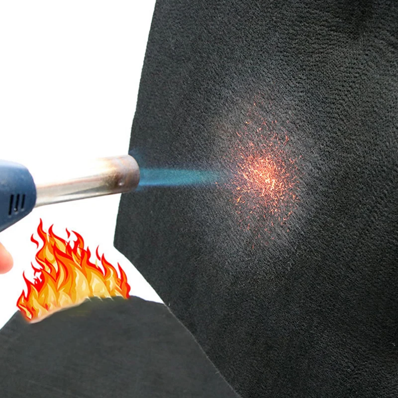 Graphite Felt Black Welding Protective Blanket Torch Shield Pack Protective Sheet Carbon Fiber High Temp 300*200mm Durable