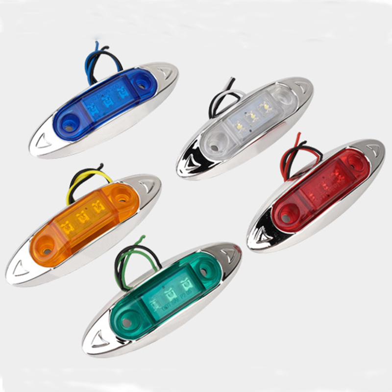 4 stks Marine Boot Verlichting 4 LED Courtesy Lights Cabine Dek Loopbrug Trap Lamp Vrachtwagen Auto Blauwe LED Lamp Auto jacht Boot Accessoires