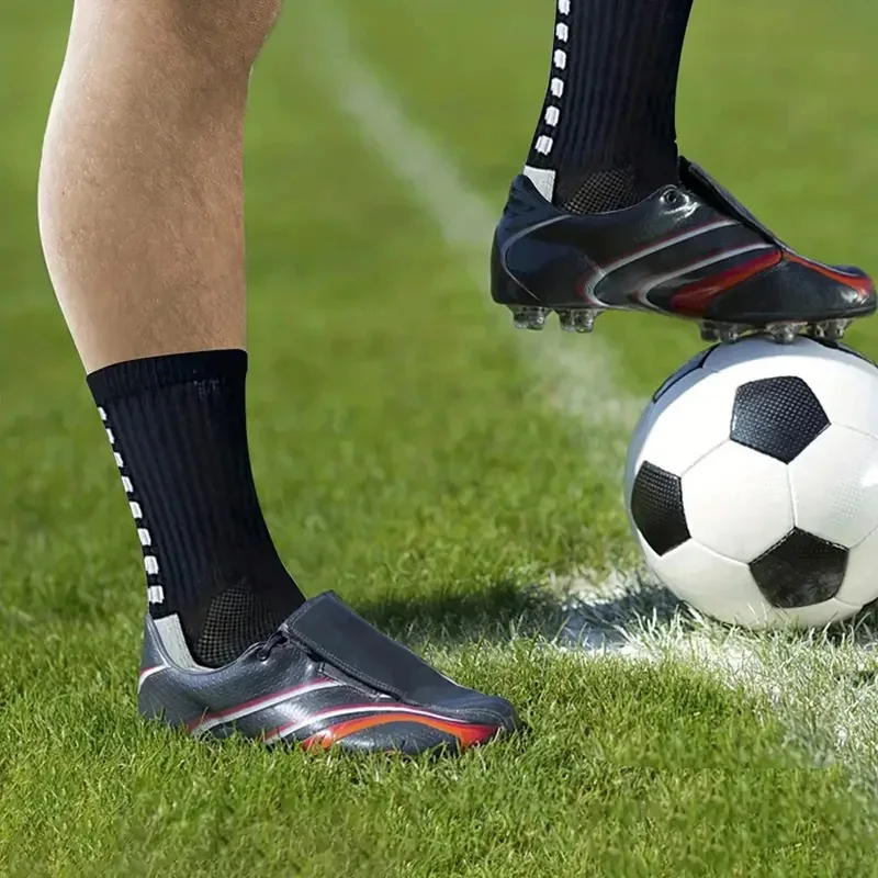 Männer Neue Fußball Socken Outdoor Sport Grabbing Socken Silikon Anti Slip Socken Fußball Basketball Sportsocken