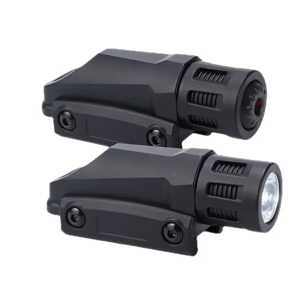 Tactical Metal/Plastic Flashlight Red Dot Live CS Infrared Laser Sight Weapon Lights for 20MM Rail Hunting Glock Accessories