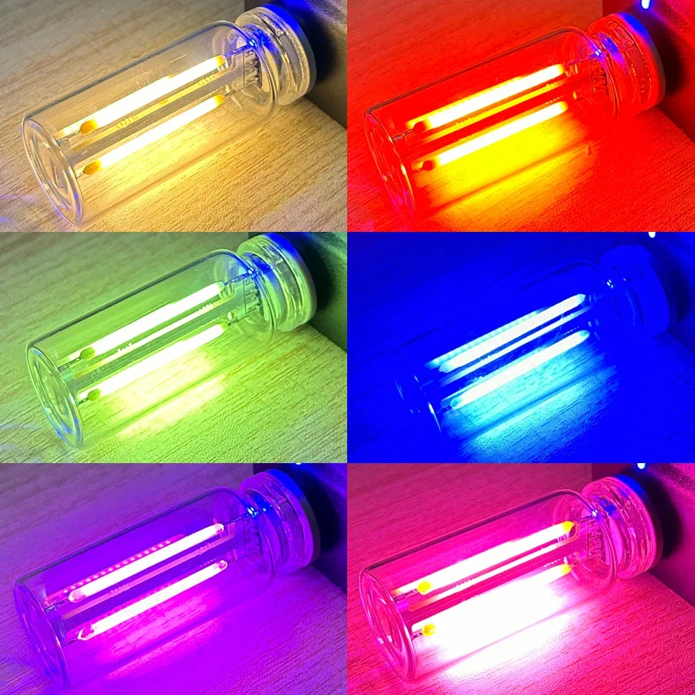 Lampadina Edison a LED retrò Luce notturna da campeggio Illuminazione a LED decorativa a incandescenza Lampadina dimmerabile tattile a filamento LED USB retrò 5V