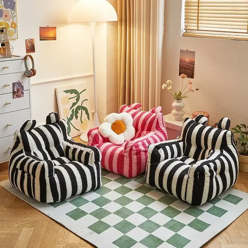 Bean Bag เด็กโซฟานั่งสนับสนุนที่นั่ง Pleochroic เด็กโซฟา Plush สบาย Kinderzitjes เด็กเฟอร์นิเจอร์ห้อง