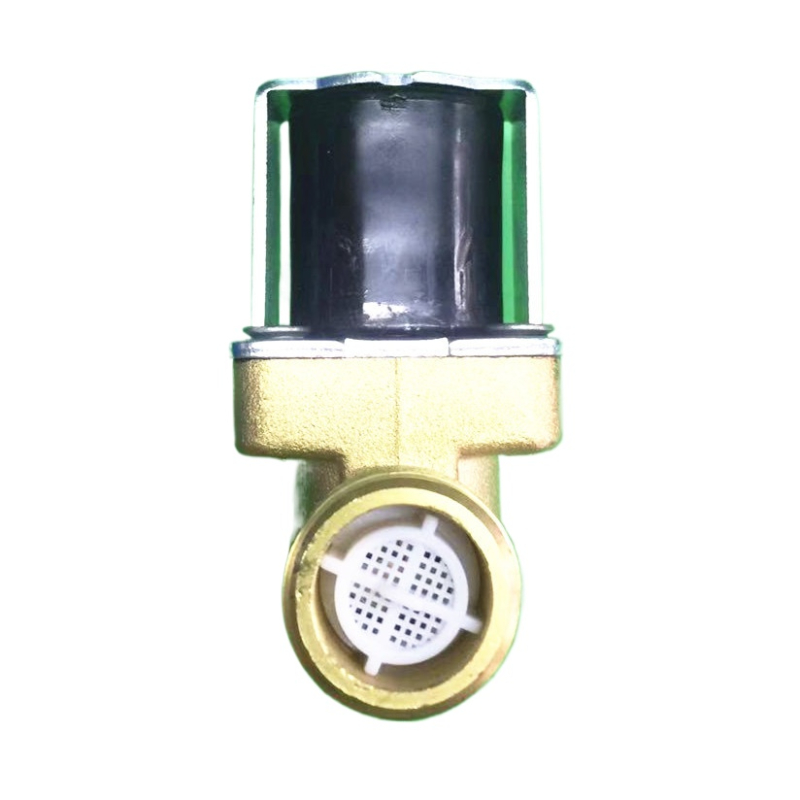 Messing elektrisch vierkwart parallel dubbel extern draadlichaam geheel koper normaal gesloten inlaatmagneetventiel warm water op zonne-energie