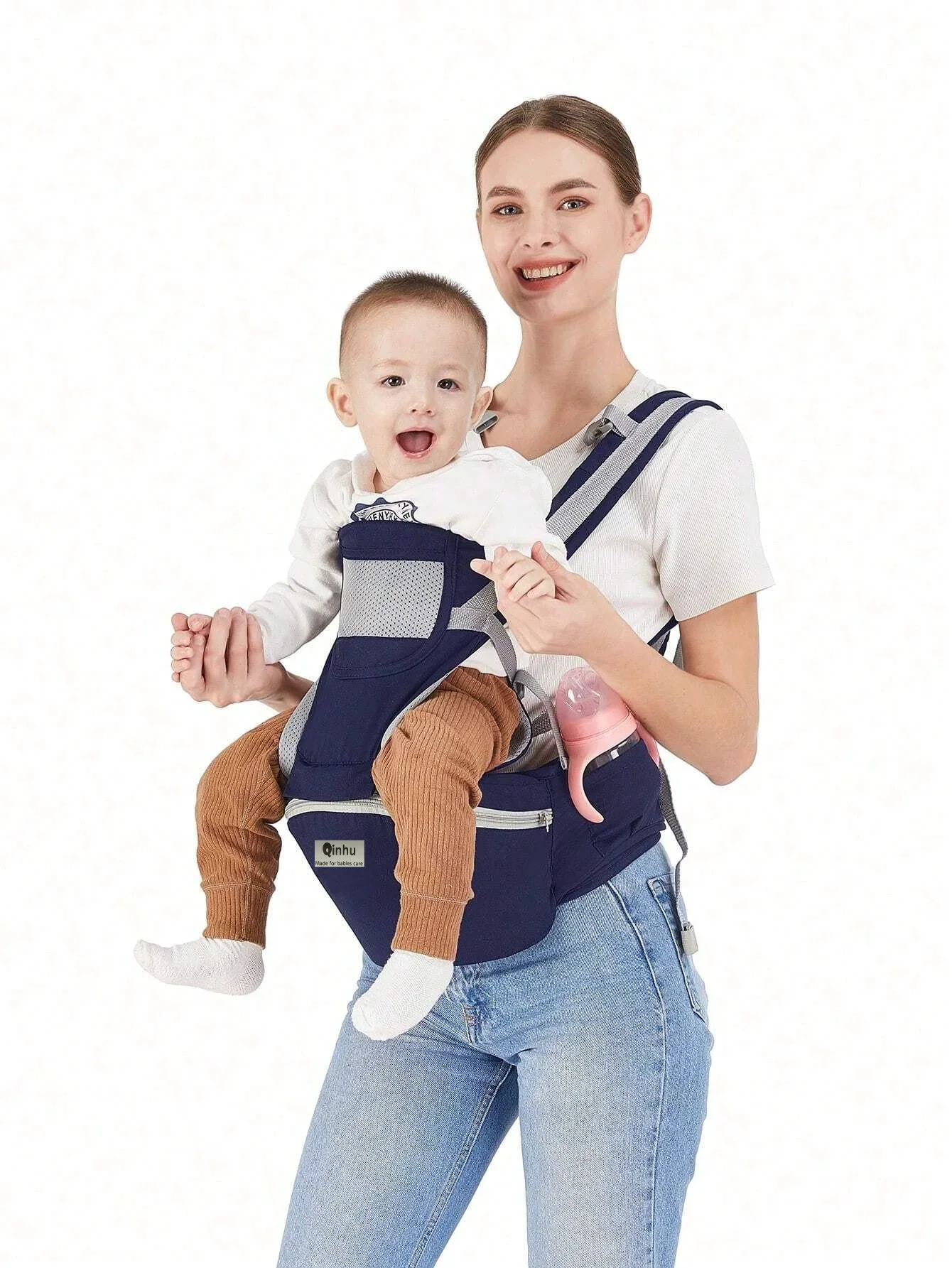 Nouveau porte-bébé ergonomique réglable avec siège de hanche, Portable et multifonctionnel, adapté aux voyages, aux loisirs et à un usage quotidien