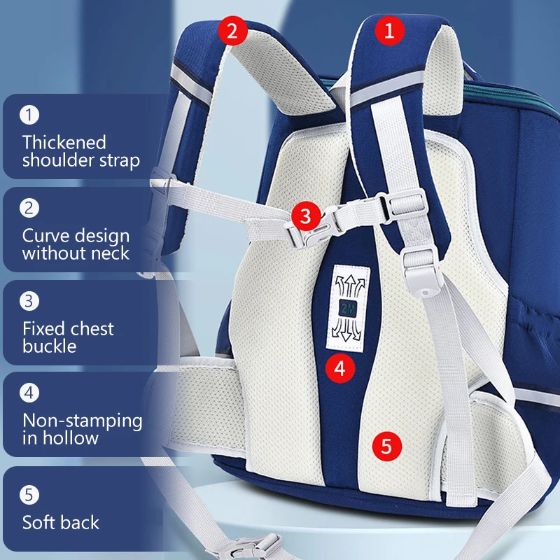 Estilo britânico saco de escola primária leve mochila do menino saco de escola primária saco das crianças para meninas proteção da coluna crianças