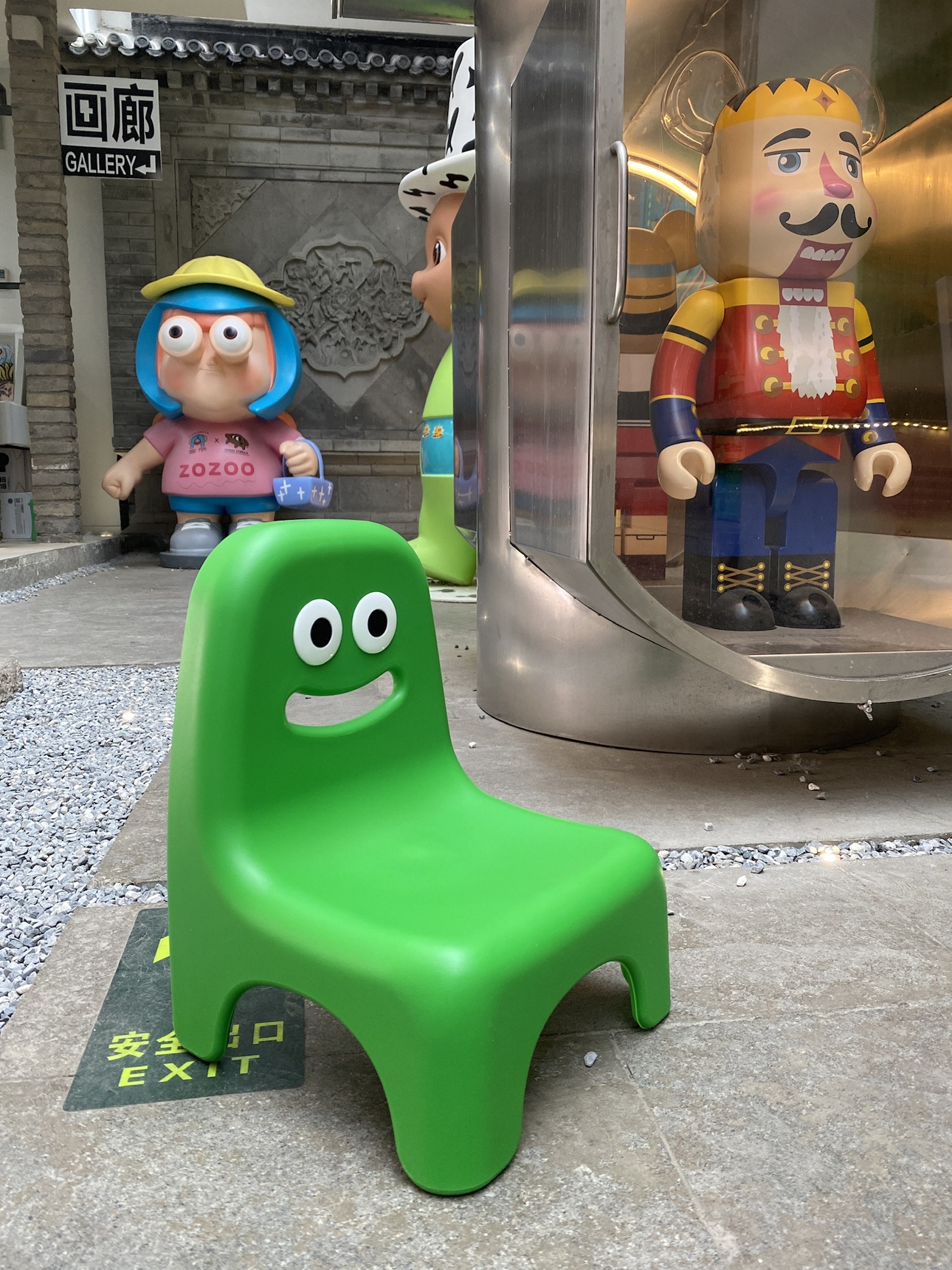 Модный игрушечный стул, детский стул, зеленая мини скамейка, симпатичная спинка.