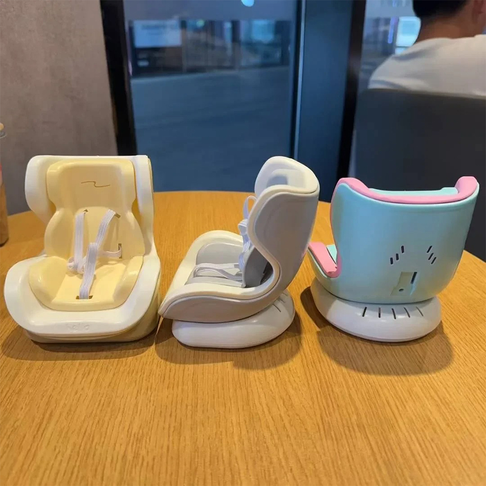 Siège de sécurité pour poupée de voiture, 4 Styles, modèle de chaise de dessin animé, décor de sortie de siège de poupée Kawaii, accessoires de style intérieur de voiture Labubu ﻿