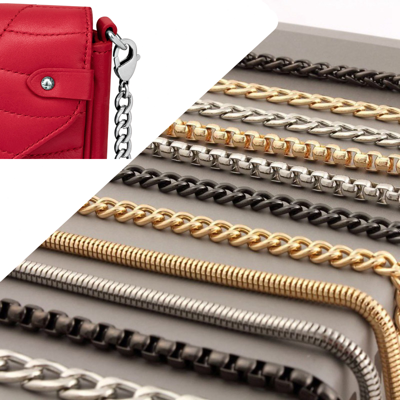 100/120 см металлическая алюминиевая цепочка для сумки, запасные части, аксессуары для рук, женская сумка на плечо, сделай сам, съемные ремни ручной работы