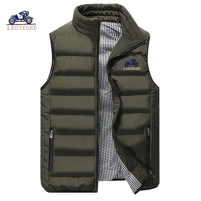 Chaleco de algodón CAMEL bordado de alta gama, moda masculina de otoño e invierno, abrigo sin mangas informal y cómodo, superventas