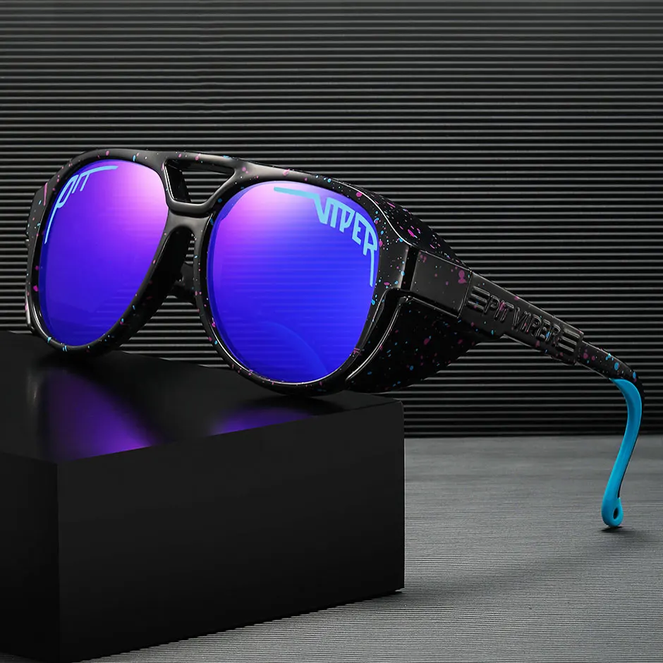 Gafas de sol Steampunk Pit Viper para ciclismo, gafas de sol UV400 para adultos, hombres y mujeres, gafas de diseñador Steam Punk, gafas de sol Vintage, gafas Retro