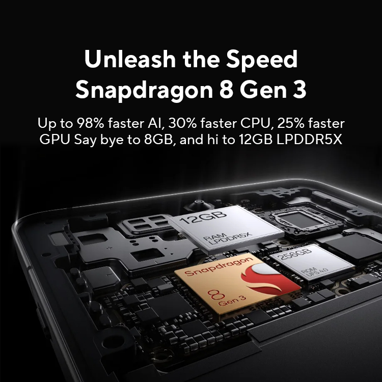 World Premiere OnePlus 13R Global Versionสมาร์ทโฟน 12GB 256GB Snapdragon 8 Gen 3 120Hzจอแสดงผล 6000MAhแบตเตอรี่ 80W SUPERVOOC