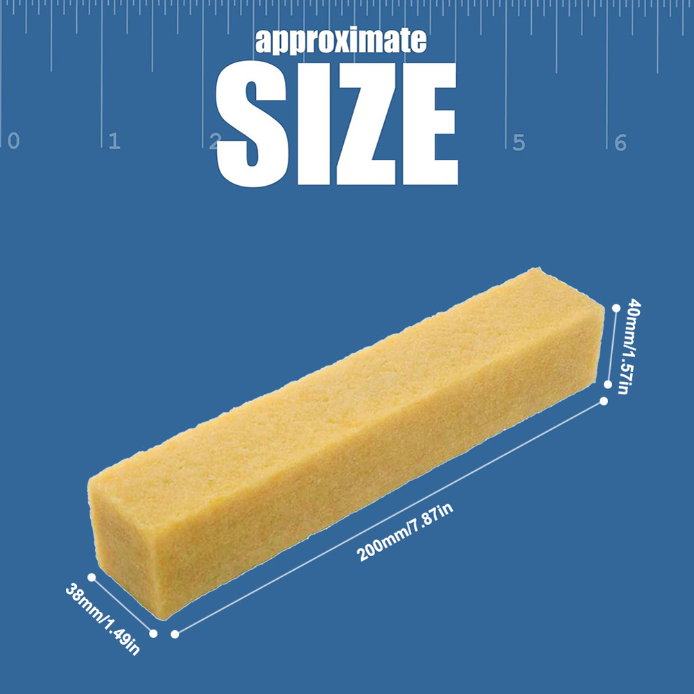 Schleifreinigungs-Radiergummi-Stick, Schleifpapierreiniger, Reinigungsblock aus Naturkautschuk, Schleifpapierbänder für Schleifscheiben, Schleifpapierbänder