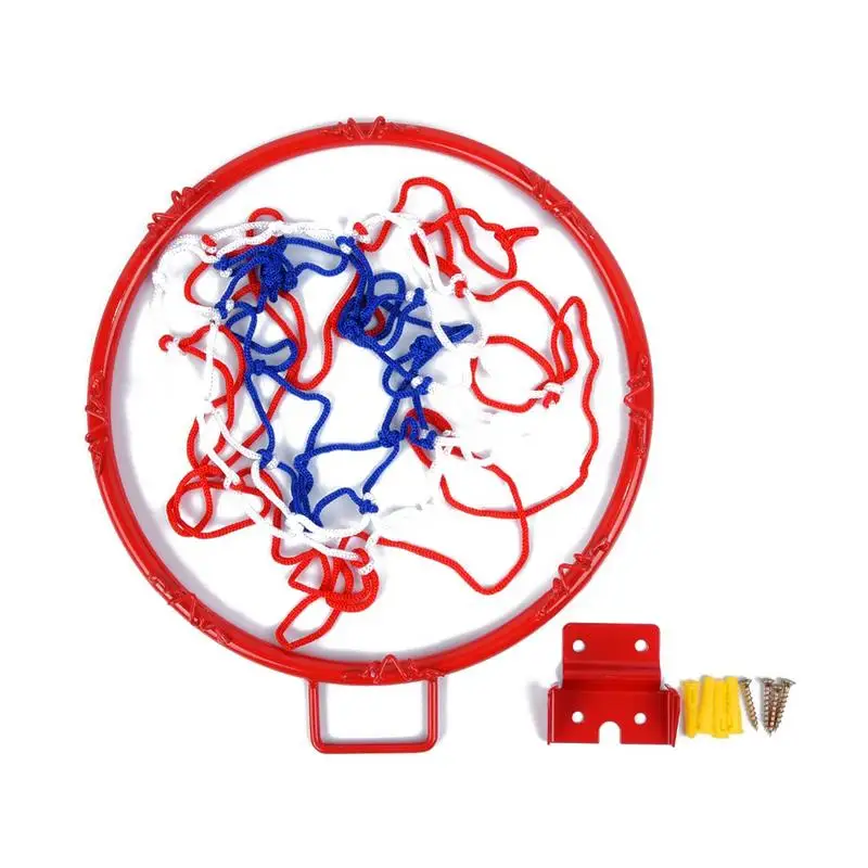 32cm hängender Basketball korb Wand montage Tor Reifen Felgen netz Sport netz Indoor Outdoor Wand montage Hänge korb Netz