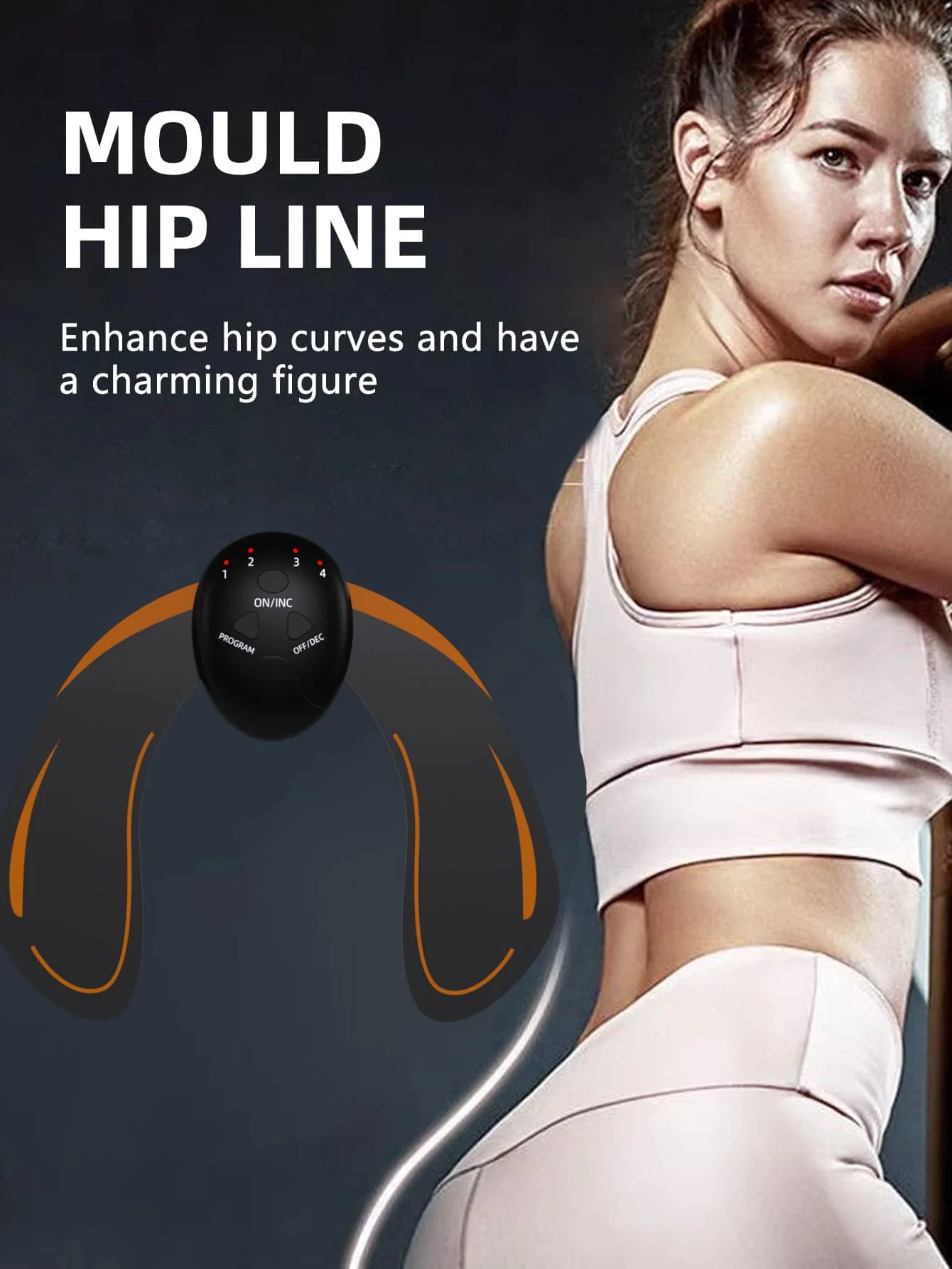6 Trybów Trener Bioder Stymulator Mięśni Podnoszenie Pośladków Maszyna do Masażu Brzucha Fitness Podnoszenie Pośladków Tonik Trener Masażer Intensywny