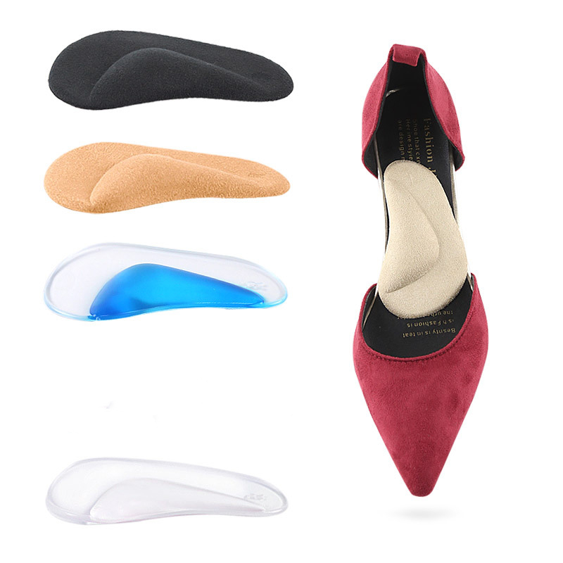 Flatfoot Orthotics Arch Support Insoles Silicone High Heels Flat Shoes Insoles Unisex 2Pcs/4Pcs