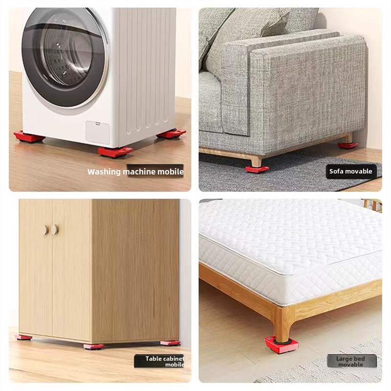 Multipurpose Furniture Mover Set – 2/4/5pcs Heavy Duty Rollers For Effortless Moving & Lifting Transport Tool Mover Roller Wheel