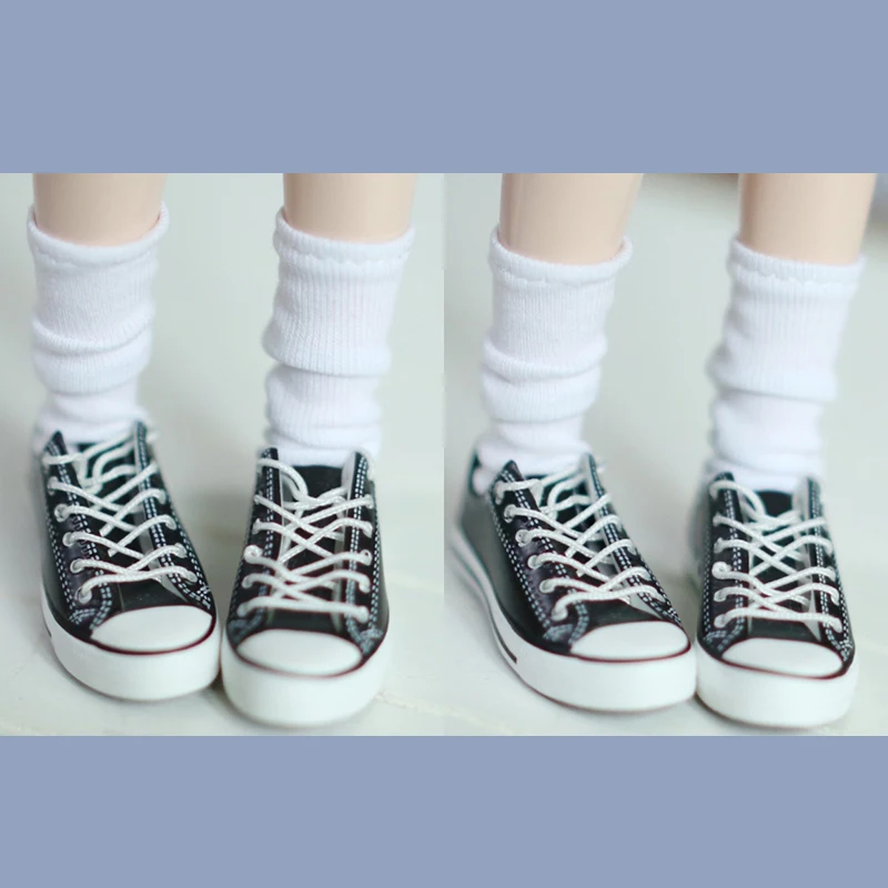 Un par de calcetines de muñeca Blyth, calcetín largo de Color puro a la moda para Blythe Licca Azone OB24 1/6, accesorios para muñecas, regalos para niños