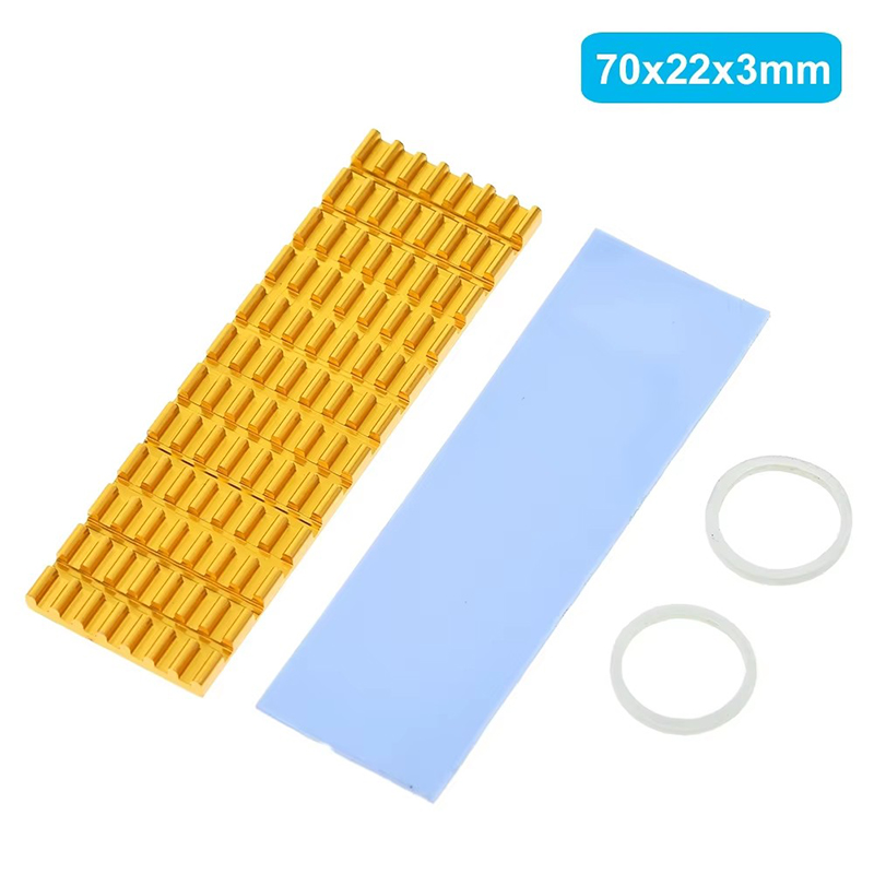 WAVGAT M2SSD Kühlkörper Route CPU Notebook Kühlkörperweste Silikonplatte Aluminiumblech