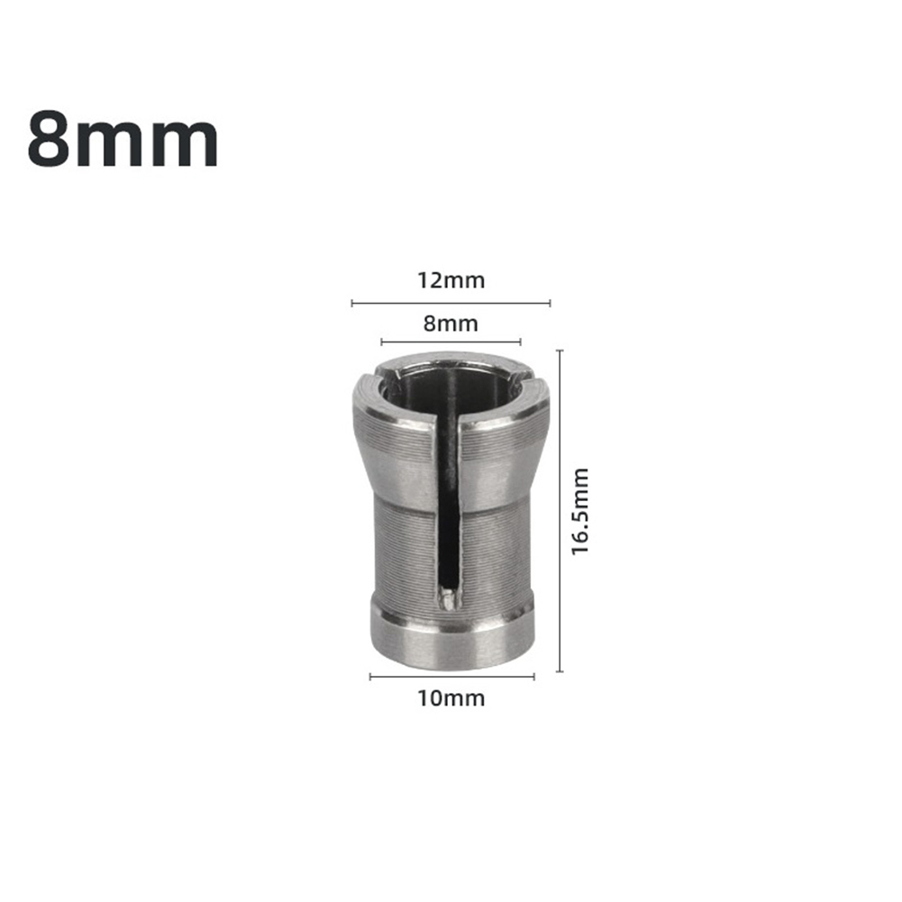 6/6.35/8mm Collet Chuck Adapter Engraving Trimming Machine Electric Router Milling Cutter Accessories Power Tools Router Bits