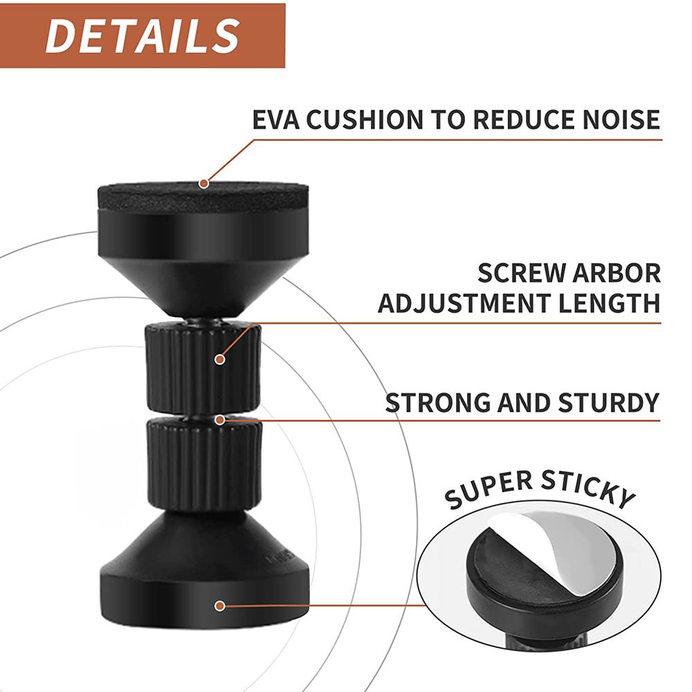 Bed Frame Anti-Shake Tool Adjustable Thread Headboard Stopper Bedside Telescopic Support Cabinet Sofa Funiture