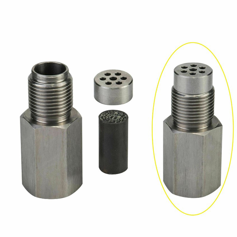 Universal 90 grados 135 grados 180 grados Mini catalítico O2 Sensor de oxígeno espaciador adaptador luz del motor CEL comprobar Bung