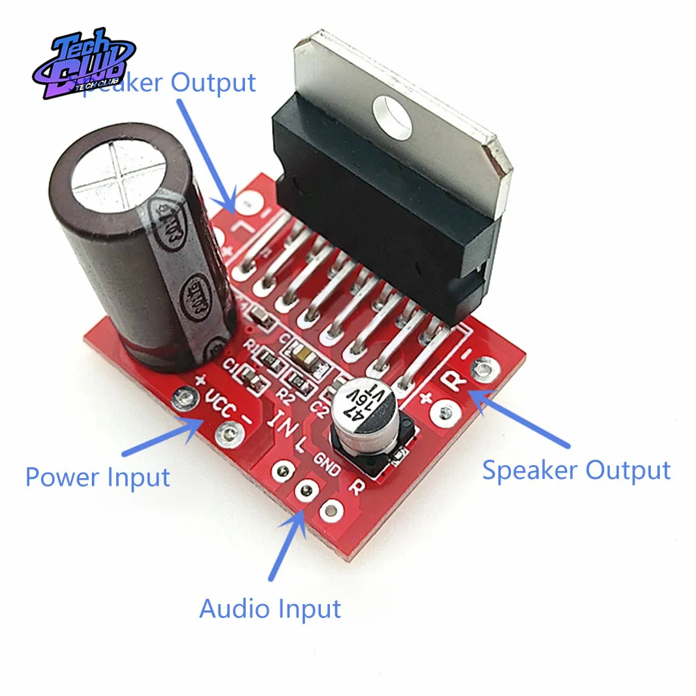 Amplifiers Audio Amplificador TDA7379 CD7379 Power Amplifier Board 38W X 2 DC Stereo Amp Dual Channel High Power Stereo Board