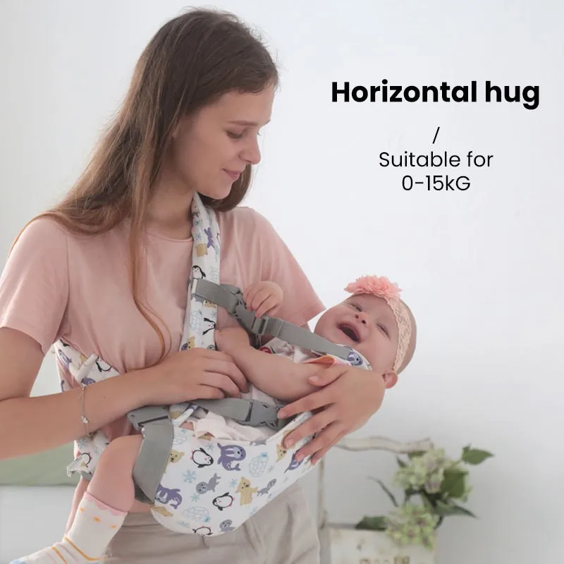 Portabebés de dibujos animados para bebé, portabebés para recién nacido, mochila transpirable, multifuncional, ergonómico