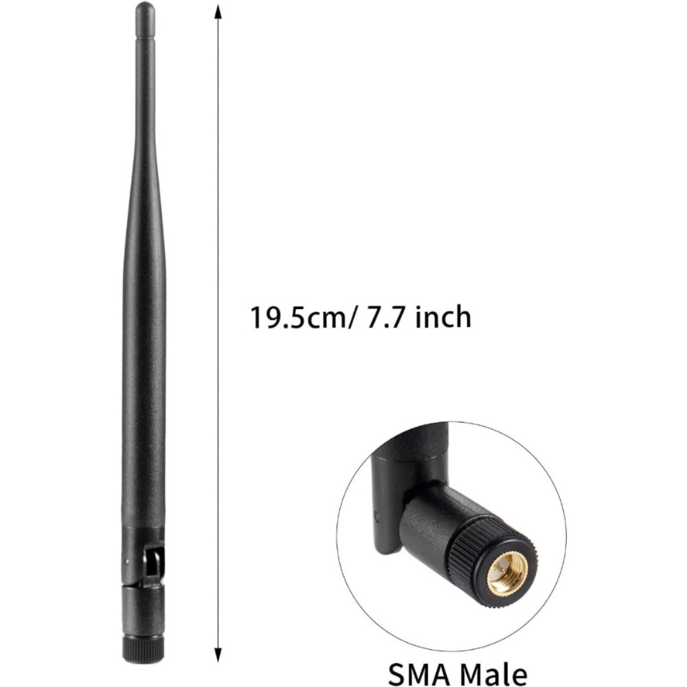 Antenne omnidirectionnelle 433MHz 5dBi SMA mâle + câble adaptateur I-P-E-X1 15cm RP SMA vers IPEX1 pour Module de Transmission de données sans fil