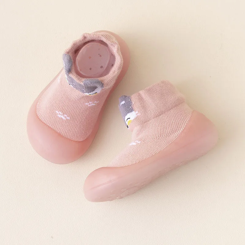 Yibubu รองเท้าเด็กในร่ม Soft Soled ลื่นรองเท้าเด็กวัยหัดเดินตาข่าย Breathable ถุงเท้าแฟชั่นน่ารักถุงเท้ารองเท้า KD03