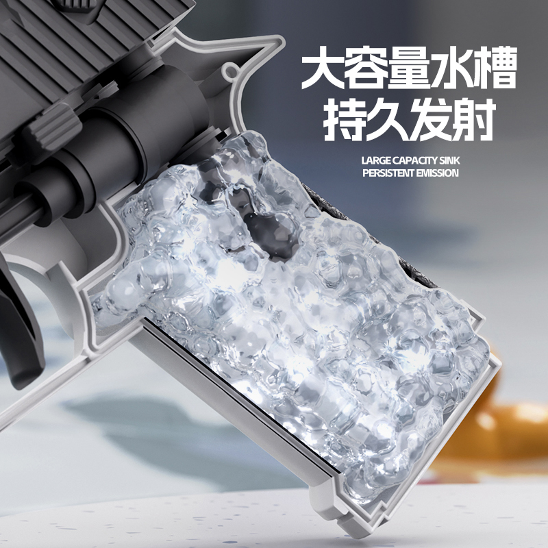 มินิคู่มือปืนฉีดน้ํา Desert Eagle ปืนพกเกมยิงต่อสู้ของเล่นปืนน้ําเล่นฤดูร้อนกลางแจ้งของเล่นเด็กของขวัญ