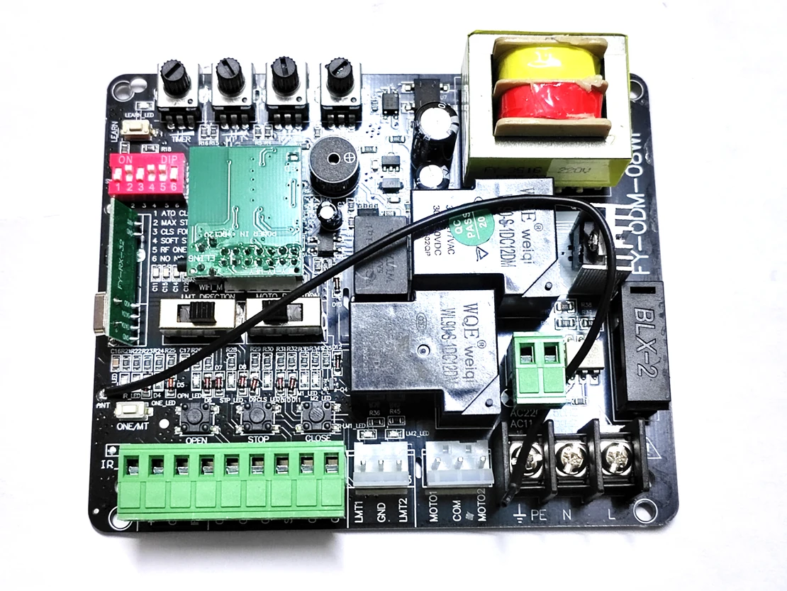 220V!! Tuya wifi abridor de portão deslizante controlador de motor placa de circuito placa mãe compatível com motor vevor