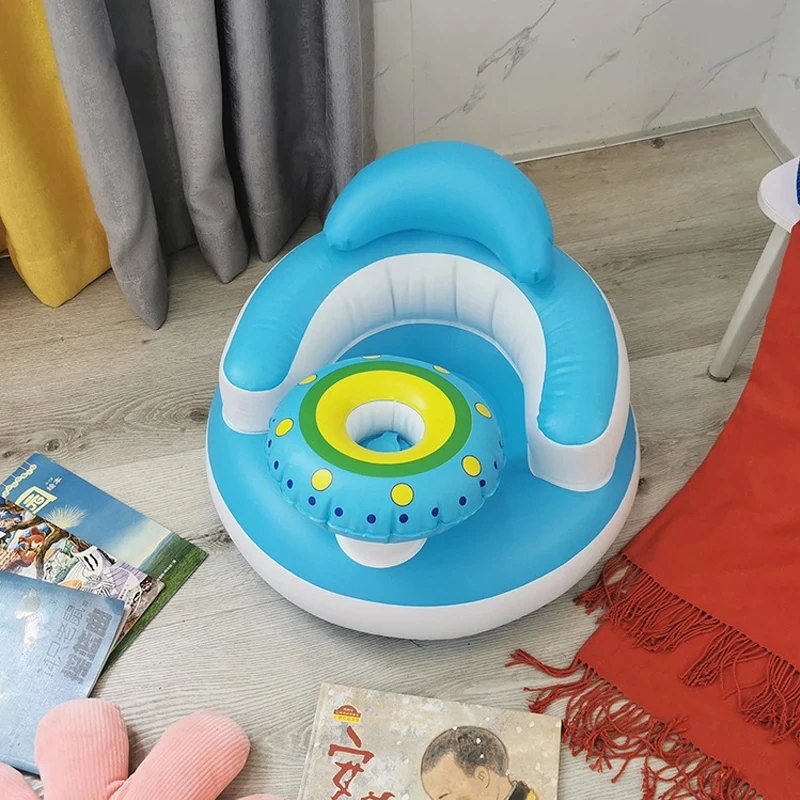 Inflatable เด็กที่นั่งสําหรับทารก 3 36 เดือนเด็กที่นั่งโซฟาสําหรับทารกนั่งสนับสนุนเก้าอี้เด็กกินเก้าอี้อาบน้ําที่นั่ง