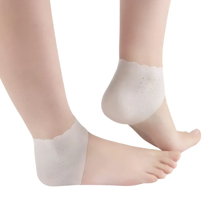 Gót Silicon Bảo Vệ Bảo Vệ Gót Thúc Đẩy Miếng Lót Cho Cứu Trợ Plantar Fasciitis Đau Gót Chân Giảm Áp Lực Lên Gót 1