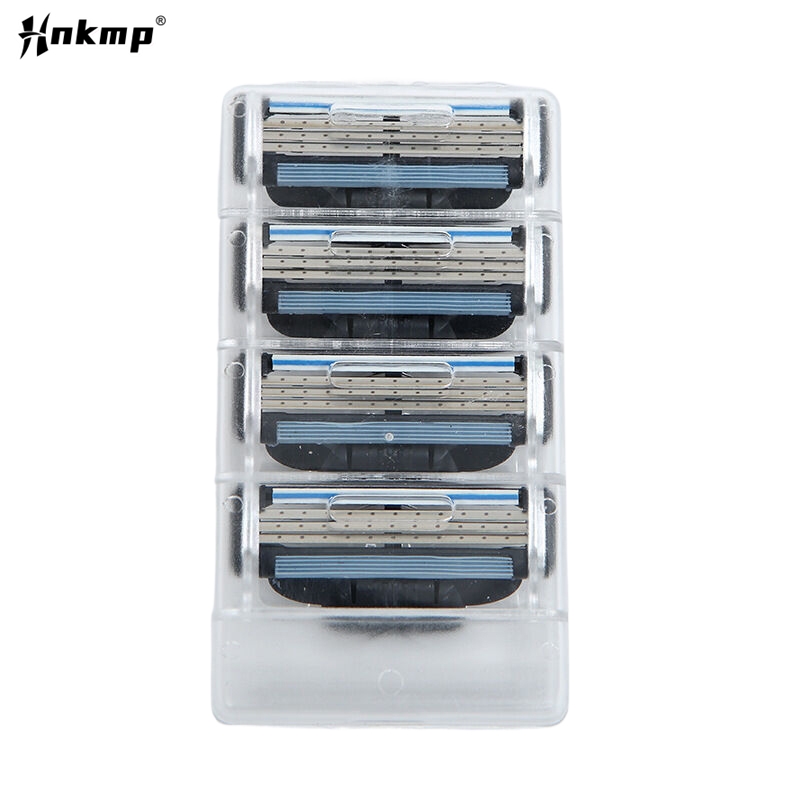 Stock 3-layer Razor Blades Manual Razor Razor Blades Stainless Steel Old Fashioned Razor Manufacturers Direct