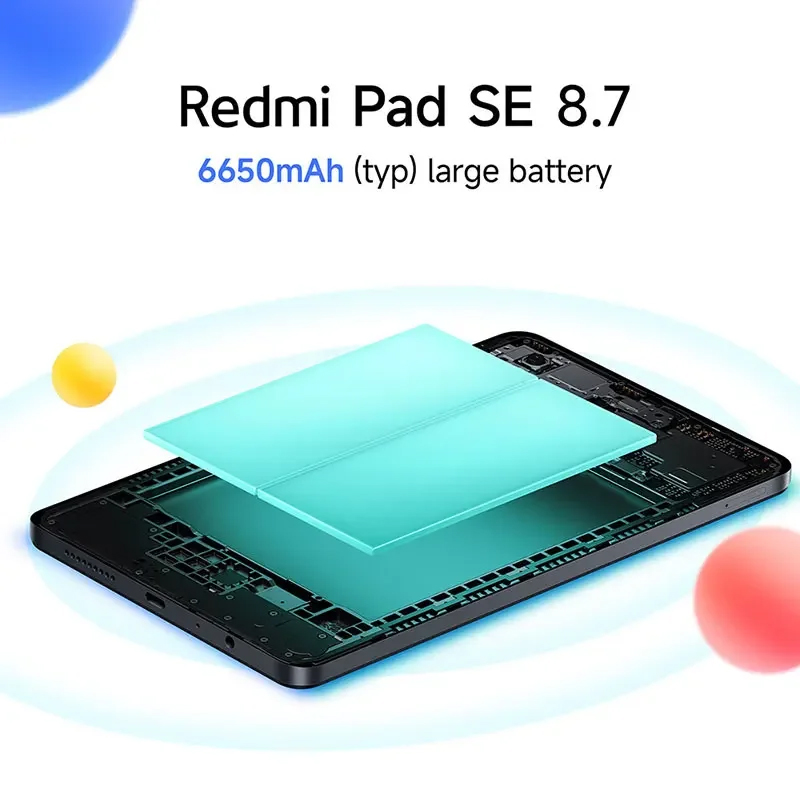 Xiaomi redmi pad se 8.7 polegadas mi tablet versão global 90hz display 4gb 64gb mtk helio g85 octa-core 8mp câmera 18w 6650ma